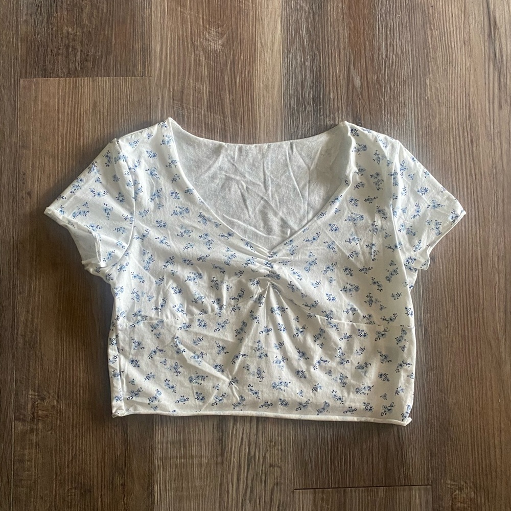 Floral crop top
